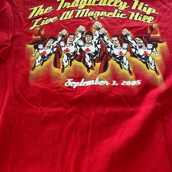Vintage The Tragically Hip 2005 Live at Magnetic Hill NB T shirt XL - Picture 13 of 13